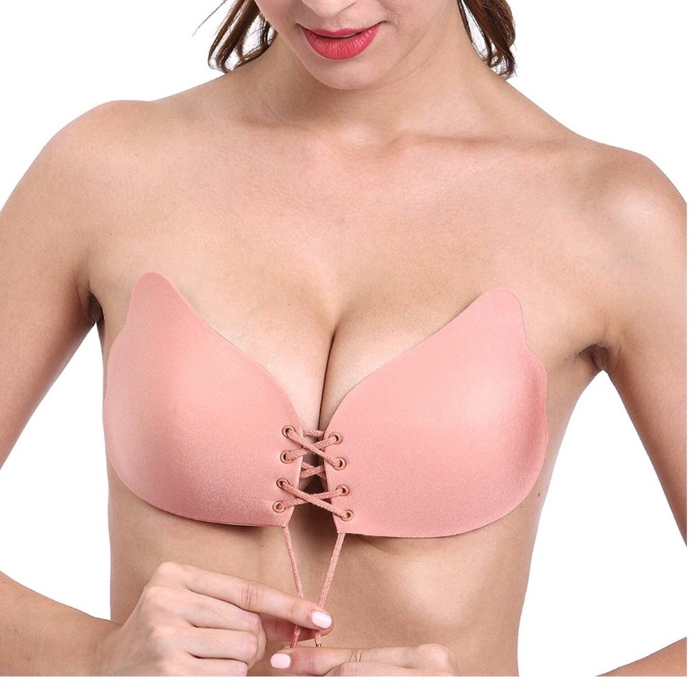 Push Up Strapless self adhesive bra Cup A